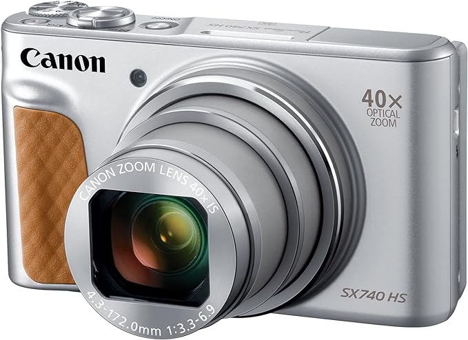 Canon PowerShot SX740 HS 20.3MP 4K 40x Zoom Compact Camera Silver | Sealed