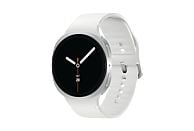 Samsung Galaxy Watch 8 44mm Smartwatch Silver Rubber Strap | New