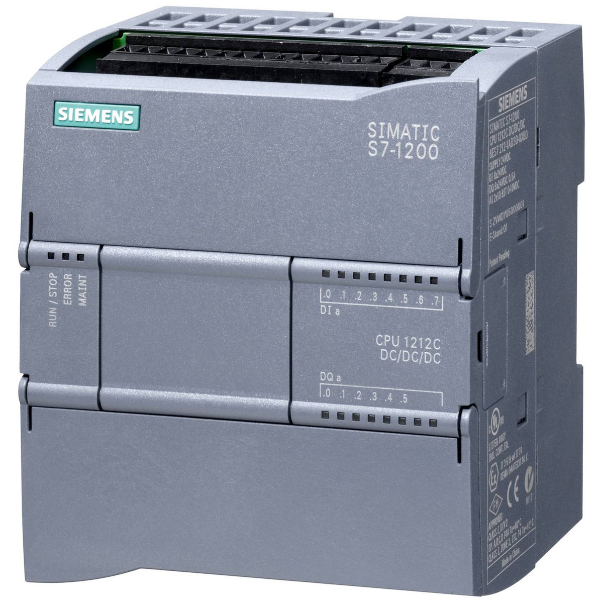 Siemens S7-1200 CPU 1212C, 8DI/6DO, 2AI, PROFINET, 24V DC – 6ES7212-1AE40-0XB0